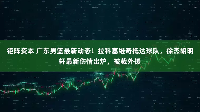 钜阵资本 广东男篮最新动态！拉科塞维奇抵达球队，徐杰胡明轩最新伤情出炉，被裁外援