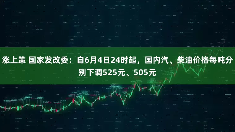 涨上策 国家发改委：自6月4日24时起，国内汽、柴油价格每吨分别下调525元、505元